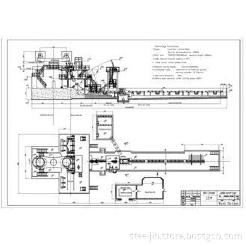 Secondary Cooling Billet Casting Machine , R6M 1 Strand ISO